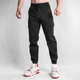 thumbnail image 2 of JLFKNG Cargo Pants For Men Oversized Cargo Pants With Pockets Wide Leg Solid Color Streetwear Loose Fit Pants With Elastic Waist Design Mens Dailywear, 2 of 7