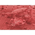 thumbnail image 1 of Ahgly Company Tapis Rectangulaire Lavable en Machine Rouge Transitionnel, 8 Pieds x 10 Pieds, 1 of 7