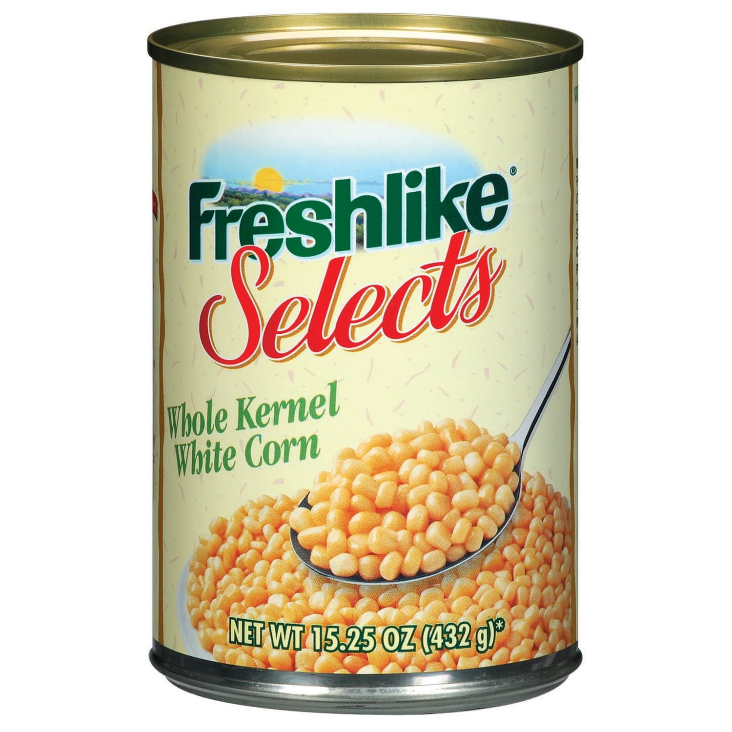 Freshlike Canned Whole Kernel White Corn 15.25 oz Can