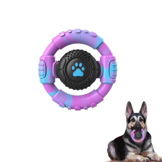 Juguete para perro VRTOP de nailon y caucho duradero con sonido, 14,5 cm