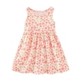 thumbnail image 2 of LOVZFMLL Girls Girl Clothes Lemon Printed Girls Outfit Sleeveless Princess Gallus Dress, 2 of 3