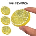 thumbnail image 3 of 20pcs Simulation Fruit Lemon Slices，Fake Artificial Plastic Fruit Model Decor，Photography Props, 3 of 5