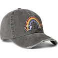 thumbnail image 2 of Gay Pride Trucker Hat for Men and Women, Rainbow LGBT Embroidered Baseball Hats Adjustable Washable LGBTQ Baseball Cap Gifts, 2 of 6