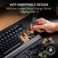thumbnail image 2 of Teclado mecánico para juegos Razer BlackWidow V4 75% negro, 2 of 8