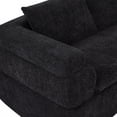 thumbnail image 5 of Christopher Knight Home 106" Modern L-Shaped Sectional Sofa, 4 Seat Upholstered Modular Couch, Black, 5 of 10