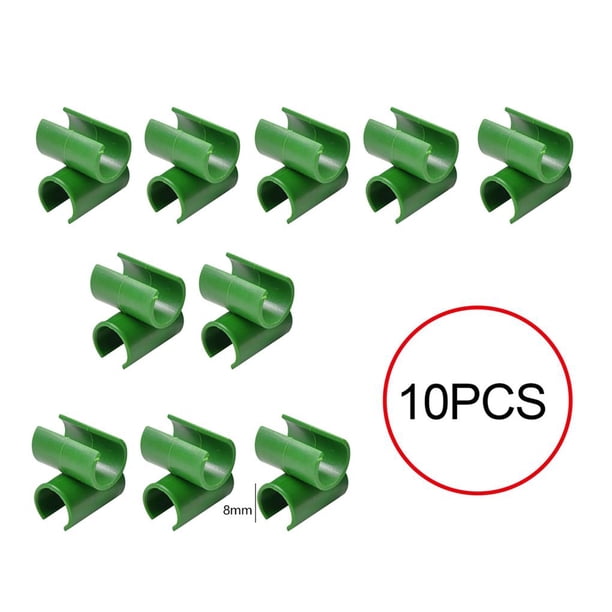 Toystoory 10 uds/50 uds/100 Uds Clips cruzados de plástico soporte de planta conector fijo ajustable agricultura pilares de sujeción Almacenamiento y organización del hogar Toystoory HA023110-00