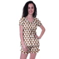 thumbnail image 1 of Moomaya Pyjama en Coton pour Femmes, Ensemble de Nuit 2 Pcs avec Shorts, Ensembles de Pyjama avec Shorts, 1 of 7