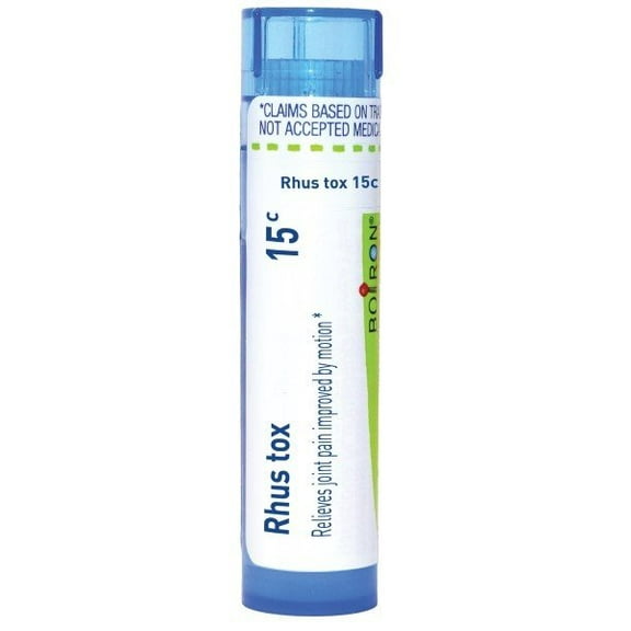 Boiron Rhus Tox 15C, Homeopathic Medicine for Joint Pain Improved By Motion, 80 Pellets