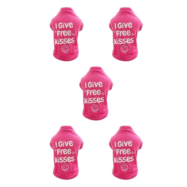 Abrigo para mascotas Greeniant Algodón Multicolor Adorable Divertido Llamativo Cachorro Rosa