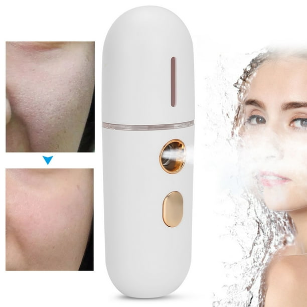 Humidificador de Cara de Muti-Funció, Rociador de Niebla de Cara Portátil, Cara de Carga USB Hidratante para el Cuidado de la Piel Mujer Mujer
