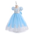thumbnail image 3 of Cenicienta Fancy Cumpleaños Vestir Niñas Navidad Halloween Fiesta Disfraces Accesorios Niños Vestido De Boda 4-10 Años ASMR052, 3 of 3