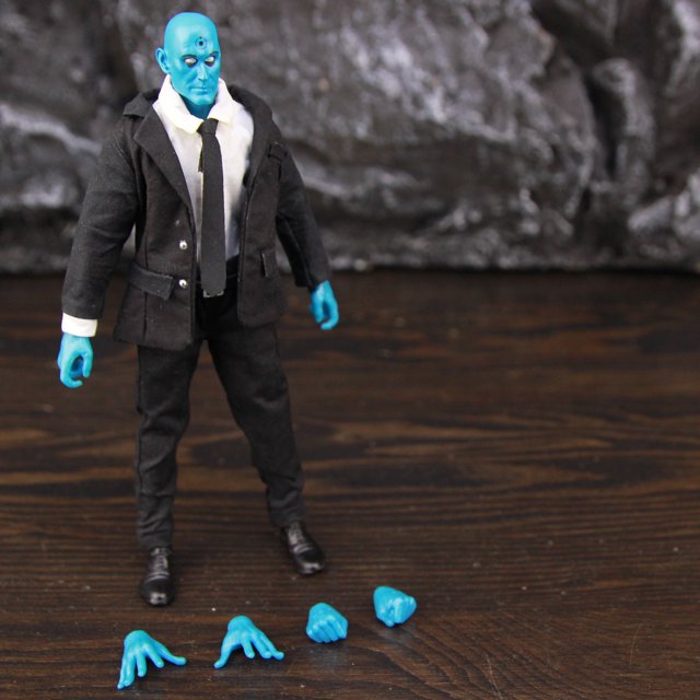 DCU Doctor Manhattan Jonathan Osterman 6 figura de acción Watchmen 2009 película 1:12 one:12 ropa juguetes modelo de muñeca