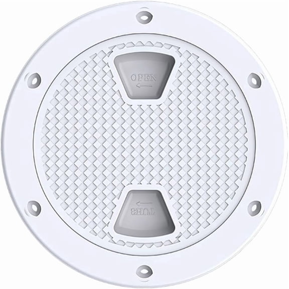 SEAFLO 6" Boat Round Non Slip Inspection Hatch with Detachable Cover