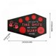 thumbnail image 2 of Horror shot tray, Halloween coffin shaped wine glass tray, Halloween horror shot tray, perfect for horror parties and Halloween themed parties, 2 of 5