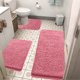 thumbnail image 5 of Juego de alfombras de baño suaves y antideslizantes de espuma viscoelástica: alfombra de baño absorbente con felpa de terciopelo para baño, lavadero o sala de estar., 5 of 6