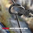 thumbnail image 4 of Sonducket Descensor de aparejo en forma de 8 Dispositivo de rappel de alta resistencia Anillo fácil de usar Equipo de descenso cuesta abajo para rescate carpas Sonducket OD007016-00, 4 of 6