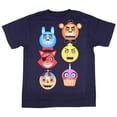 thumbnail image 1 of Camiseta Five Nights at Freddy's I Survived Boy's Black 7-8 Years, 1 of 1