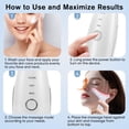 thumbnail image 6 of Facial Massager,Neck Face Massager Tool,3 Mode Massage with Heat,Portable Beauty Instrument for Skin Care Women Gift (Off White), 6 of 15