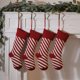 thumbnail image 4 of Calcetín con estampado de rayas gruesas navideñas, colgante de lana, adornos navideños, bolsa de regalo, calcetines Fridja  nalpqowj28233, 4 of 4