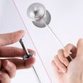 thumbnail image 1 of Ruiboury 2 Pieces Ball Shaped Tea Infuser Infuser Stainless Steel Tea Strainer Push Style Tea Infuser Strainer Tea Infuser Tool, 1 of 9
