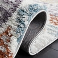 thumbnail image 5 of SAFAVIEH Berber Dusan Abstract Shag Area Rug, 9' x 12', Blue Rust/Ivory, 5 of 8