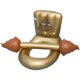 thumbnail image 2 of Asiento flotante inflable para bebé en color dorado - Juego de 2 unidades para diversión acuática segura, 2 of 7