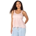 thumbnail image 5 of Celebrity Pink Women's and Women's Plus Crochet Cami Top, Sizes XS-XXXL, 5 of 5