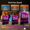 thumbnail image 3 of Cuerdas para guitarra acústica Elixir 80/20 Bronze NANOWEB, 3 of 6