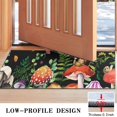 thumbnail image 3 of Red Mushroom Snail Black Pattern Door Rugs,Washable Non Slip Door Mats Indoor,Decorative Door Mats,Entry Mat Indoor for Entrance,Bedroom,Kitchen,Bathroom,17"x30", 3 of 6