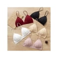 thumbnail image 3 of Topumt Women Thin Shoulder Strap Sexy Deep V-Neck Bra, 3 of 3