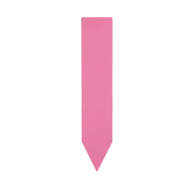 100 etiquetas de plástico para semillas de plantas, marcador de maceta, etiquetas de estaca para vivero, color rosa