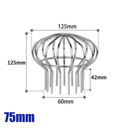 

BCLONG Stainless Steel Balcony Drainage Roof Floor Drain Cover Rain Pipe Cap Leaf Guard