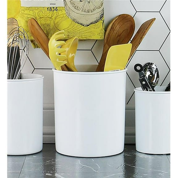 Reston Lloyd, Ltd. 00030 3pc Plastic Utensil Holders, White