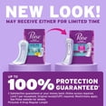 thumbnail image 4 of Poise Ultra Thin Incontinence Pads, 5 Drop Maximum Absorbency, Long Length, 36 Count, 4 of 12