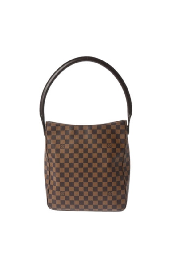 Pre-Owned LOUIS VUITTON Louis Vuitton Damier Looping GM SP Order Brown N51144 Women's Canvas...