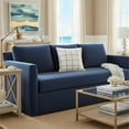 thumbnail image 4 of Michael Amini Newport 16" Throw Pillow - Alta Blue/White in Set of 2 in Set of 2, 4 of 4