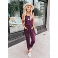 thumbnail image 2 of Enterizo PRETTYGARDEN Casual sin Mangas Morado XL, 2 of 5