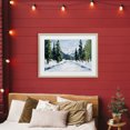 thumbnail image 3 of Stupell Industries Rustic Lodge Snowy Tall Tree Pass Birch Framed Print Under Glass, 23 x 17, by Petals Prints Design, 3 of 8