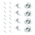thumbnail image 1 of Phenofice 20 Sets Door Latches Hardware Rolled Steel Double Ball Design for Cabinet, 1 of 7