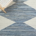 thumbnail image 6 of SAFAVIEH Kilim Lynette Diamond Area Rug, Ivory/Blue, 8' x 10', 6 of 8
