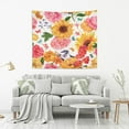 thumbnail image 5 of Sunflowers & Butterfly Tapestry Aesthetic Tapestry Wall Hanging 90" x 60" Inches Home Decor Gifts, 5 of 6