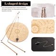 Copper Dowsing Rods Spiritual and Divining Pendulum Board Mat Kit for