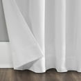 thumbnail image 4 of Archaeo Washed 100% Cotton Twist Tab Curtain, 52" x 108" Panel, White, 4 of 8