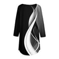 thumbnail image 5 of White Dress Shirts for Women, Polyester Women'S Plus Size Tops, 3/4 Sleeve Womens Shirts Plus Size, Womens Tops Plus, Floral Weekend Printed Sunflower Shirts for Women Plus Size, 5 of 5