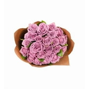 Flower Country - Rose Bouquet Only: 12 Purple Roses, Decorative