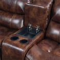 thumbnail image 2 of ACME Brax 6 Piece Faux Leather Reclining Sectional Set in Brown, 2 of 3