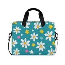 FORMRS 16" Laptop Sleeve Bag Carrying Case with Handle Travel Shoulder Briefcase, Small Daisy