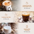 thumbnail image 5 of Eastsign Milk Frother, Frother for Coffee, 4 in 1 Electric Milk Frother and Steamer, Warm and Cold Foam Maker, Hot Chocolate Maker, Milk Warmer, 12oz/350ml Coffee Frother for Latte, Cappuccino, Matcha, 5 of 7