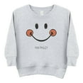 thumbnail image 3 of Mini Smiley Smile Outline - Toddler Graphic Sweatshirt, 3 of 11