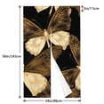 thumbnail image 3 of XMXT Japanese Noren Doorway Room Divider Curtain,Gold Mechanical Butterfly Restaurant Closet Door Entrance Kitchen Curtains, 34 x 56 inches, 3 of 7
